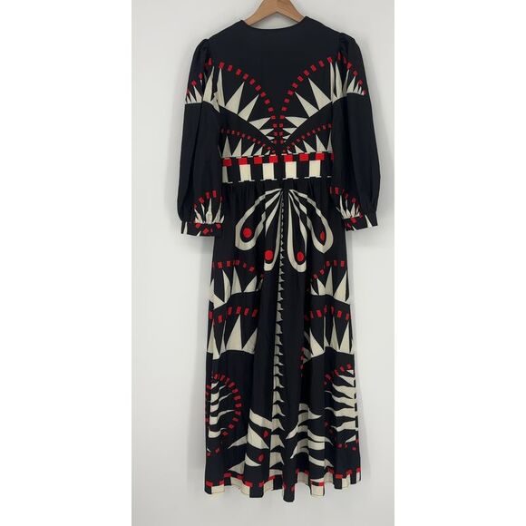 Commense Dresses & Skirts - Commense Print V-Neck Split Dress